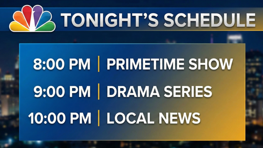 NBC TV Schedule