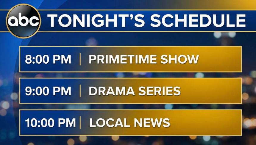 ABC TV Schedule